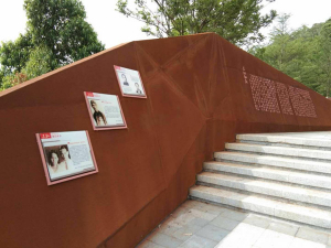 贵阳耐候钢挡土墙